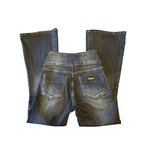 Carmen Steffens Wide Leg Denim Jeans Size 36 US Small - Picture 4 of 8